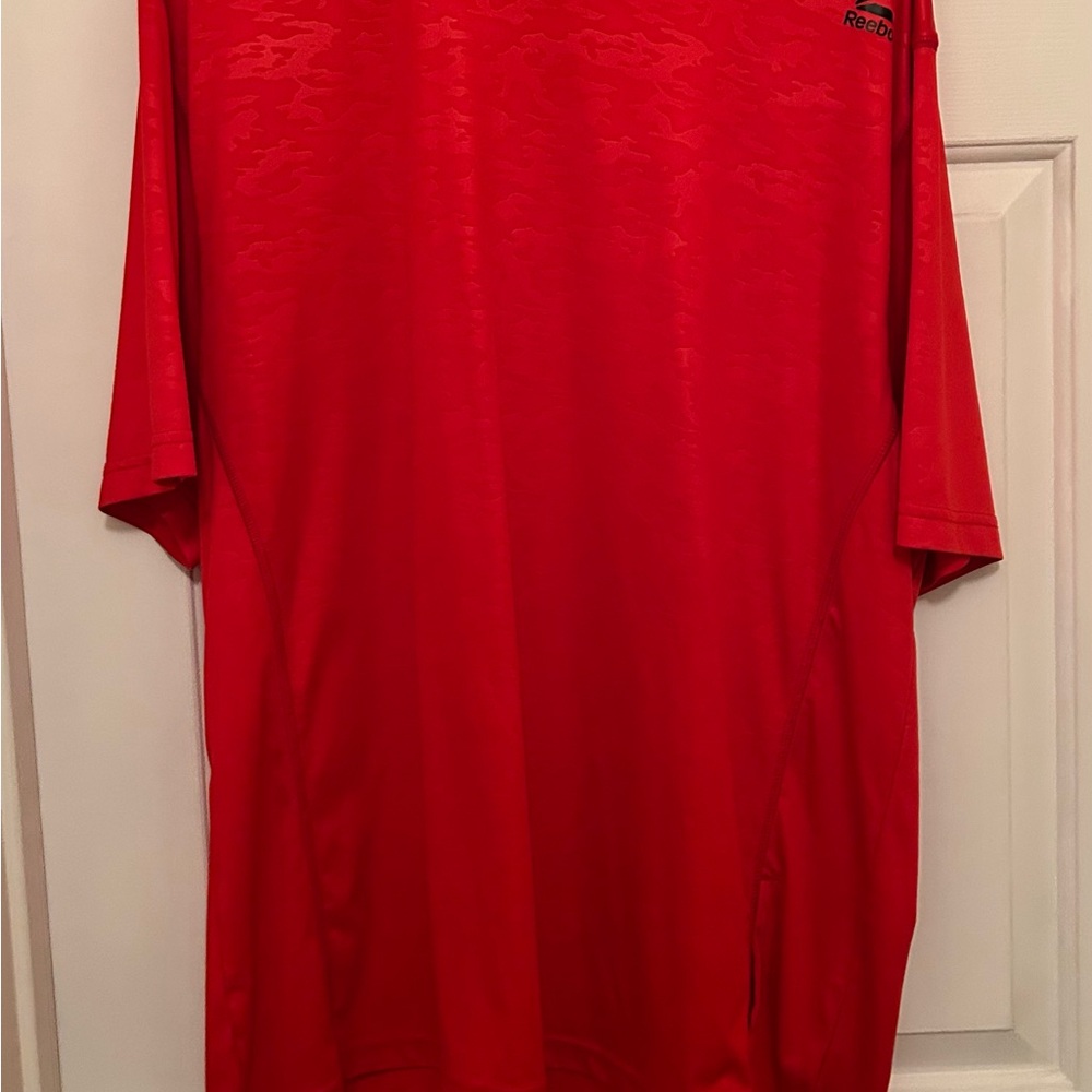 Reebok Men's Red Athletic Shirt